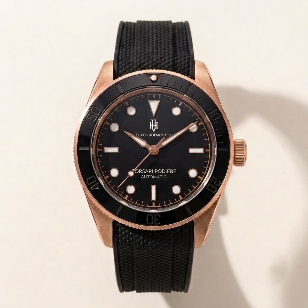 Rose Gold — Black